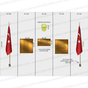 Atatürk Köşesi Seti Poz Model 09