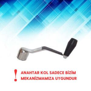 Bayrak Direği İp Sarma Mekanizma Kolu (304 Krom)