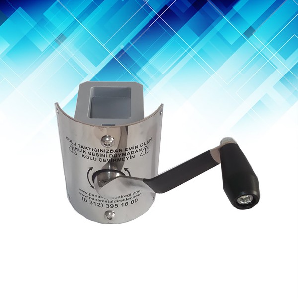 Bayrak Direği İp Sarma Mekanizması Orta Boy(114-140) (ırgat) Manuel Kollu El Vinç Patentli Ürün 1 Bayrak Direği İp Sarma Mekanizması Orta Boy(114-140) (ırgat) Manuel Kollu El Vinç Patentli Ürün