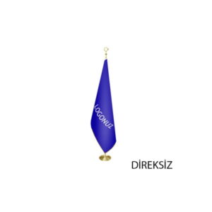 Logolu Makam Bayrağı 100x150 cm Saçaklı
